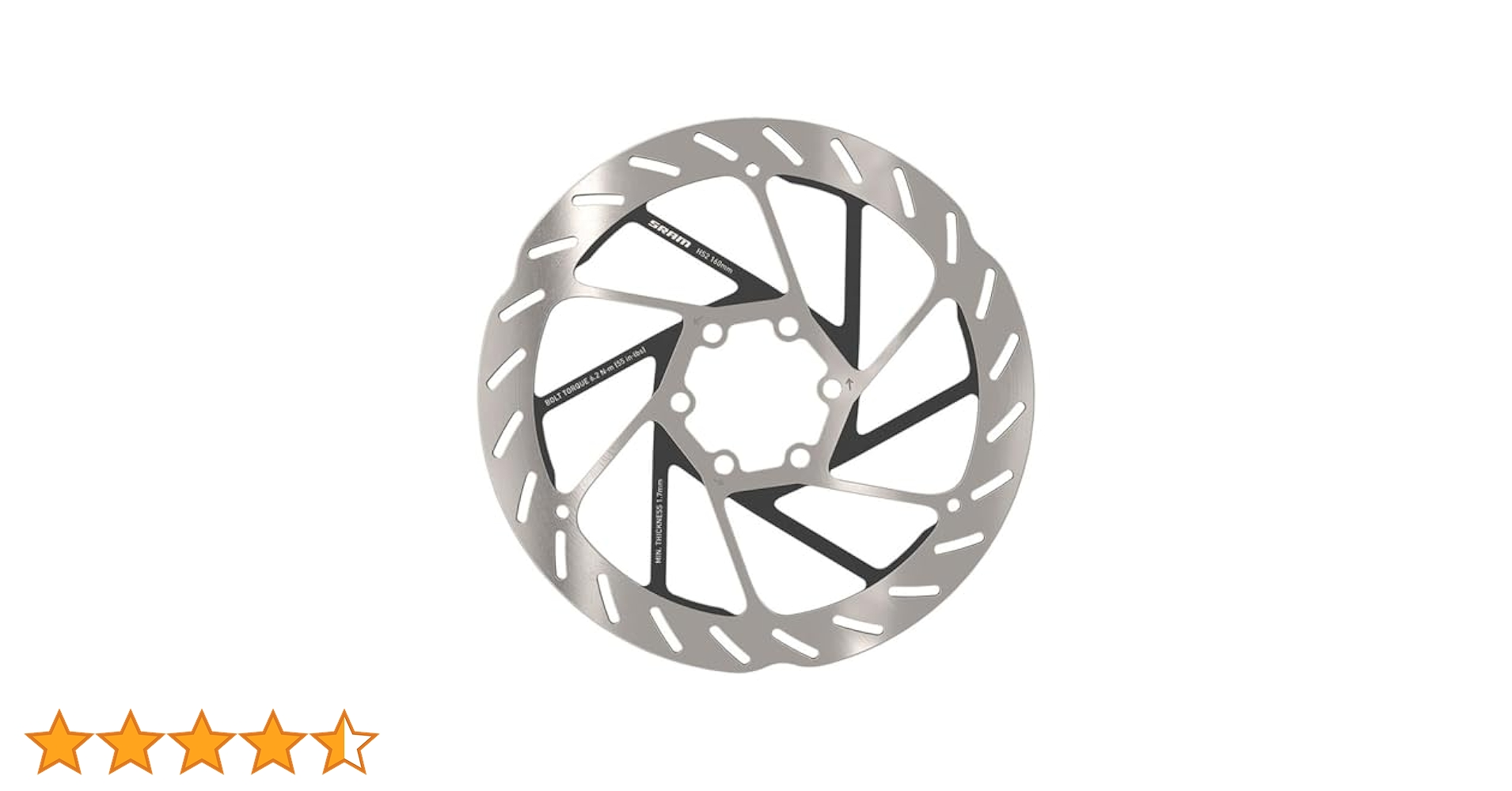 SRAM HS2 ディスクブレーキ ローター 180mm/200mm 未使用 SRAM-HS2ディスクブレーキローター、6ボルト厚ローター、160mm